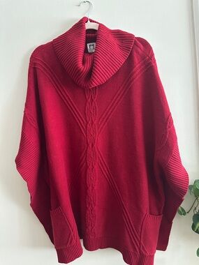 Anne Klein L/XL Poncho